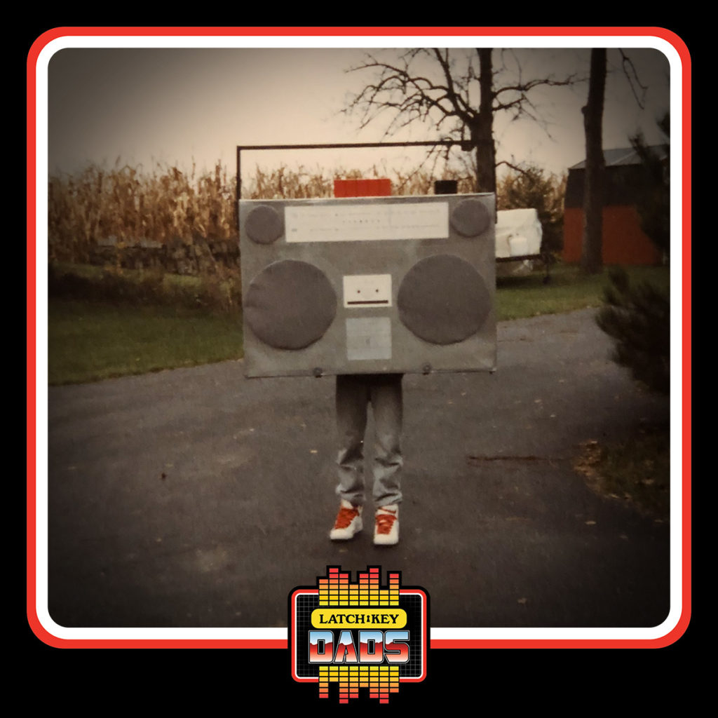 Latch-Key Dads - Tim's Brother's Boombox Costume