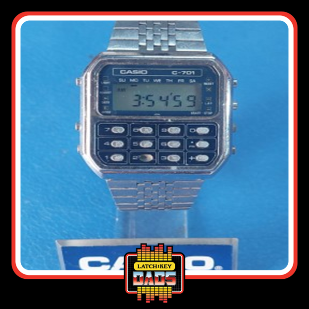 Latch-Key Dads -Calculator Watch