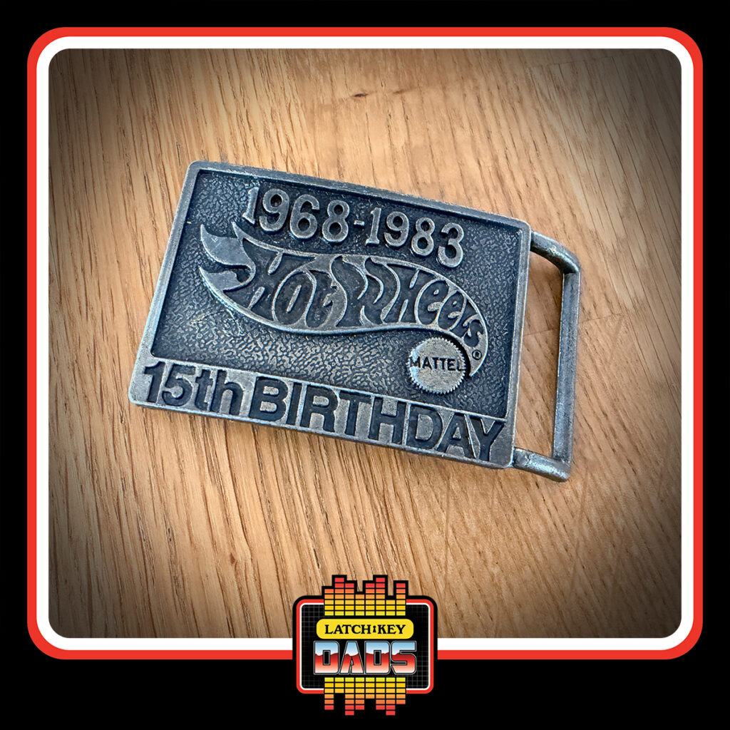 Latch-Key Dads - Hot Wheels Belt Buckle