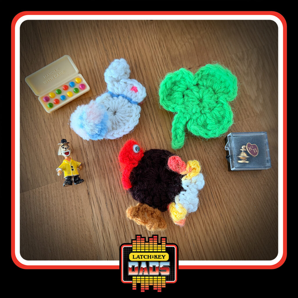 Latch-Key Dads - 80s Pins