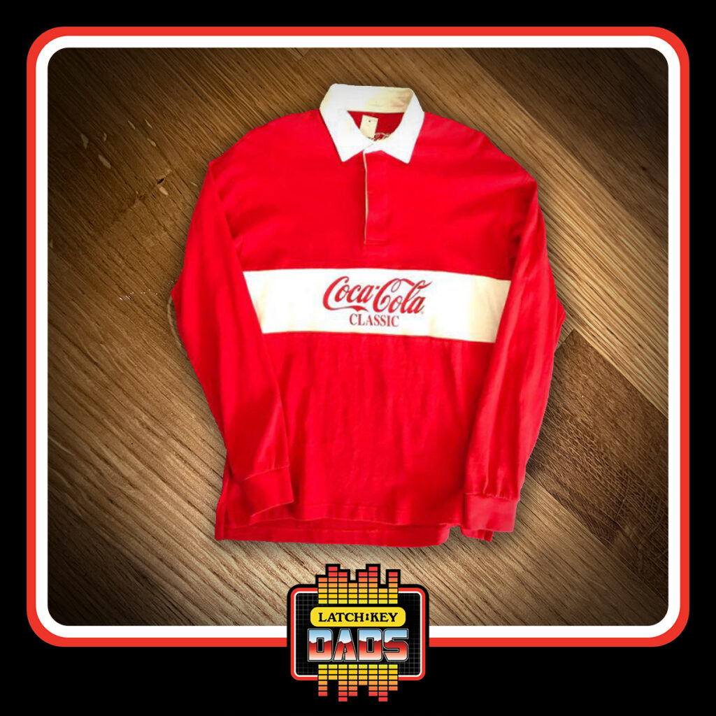 Latch-Key Dads - 80s Fashion - Coca-Cola Shirts