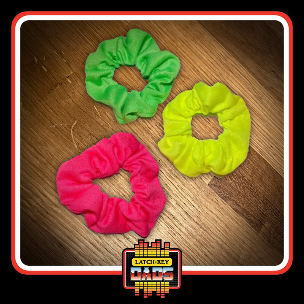 Latch-Key Dads - 90s Fashion - Scrunchies