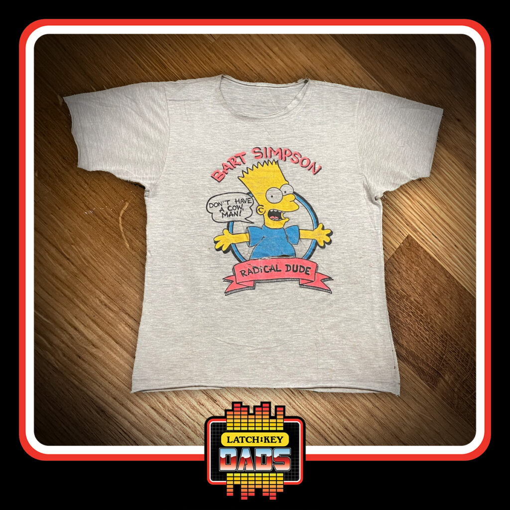 Latch-Key Dads - 90s Fashion - Bart Simpson Shirts