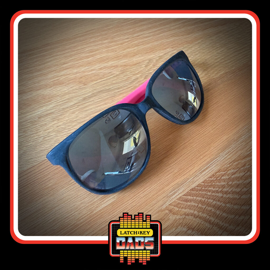Latch-Key Dads - 90s Neon Pink Sunglasses