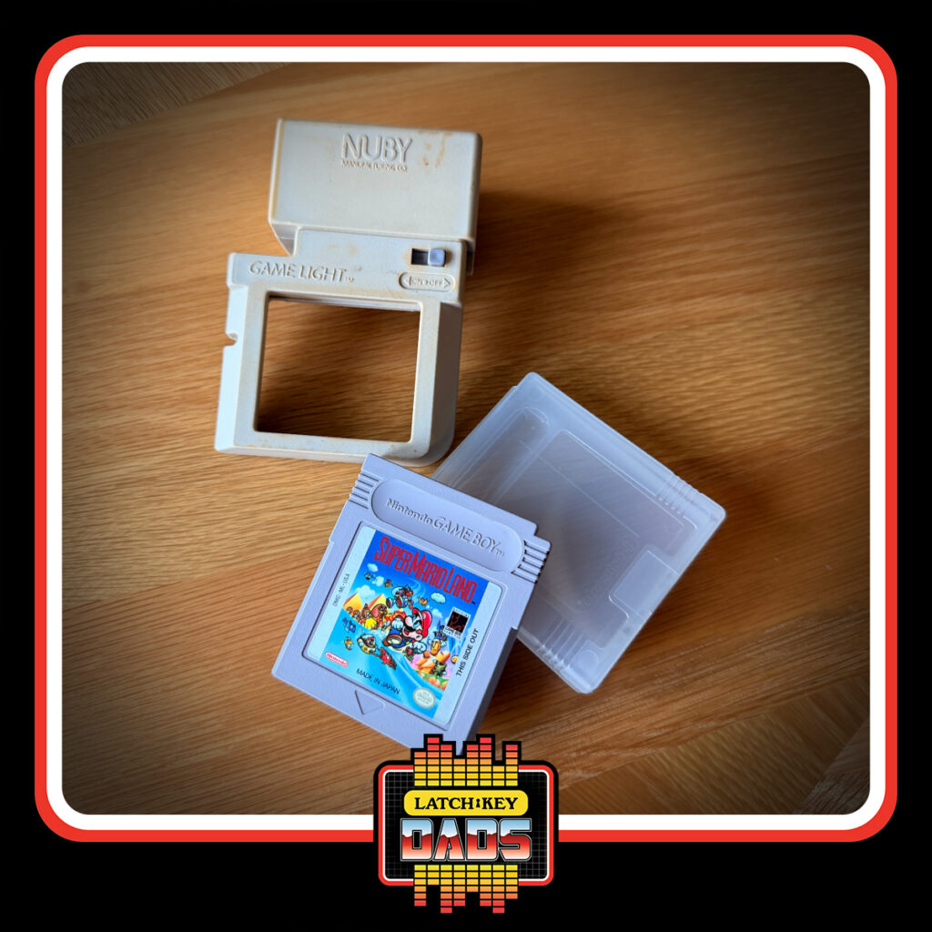 Latch-Key Dads - Game Boy Nuby Light and Super Mario Land