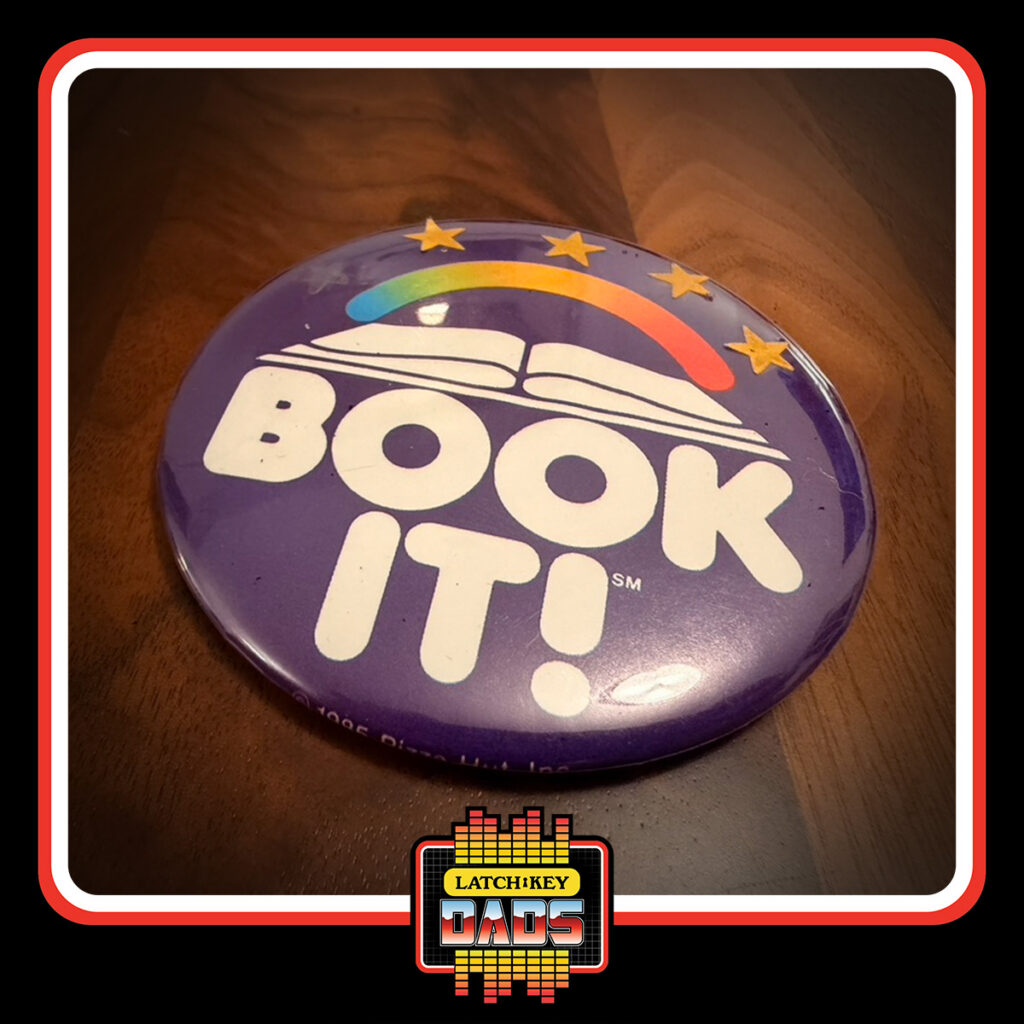 Latch-Key Dads - Tim's Book It Pin